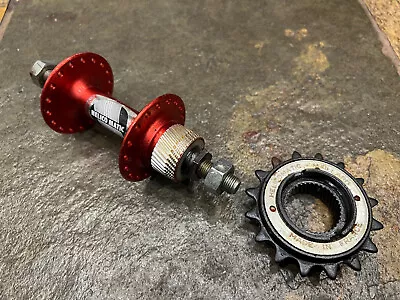 Red NOS Maillard BMX Helico Matic 36H Bolt On Rear Hub 16T Freewheel • $72.10