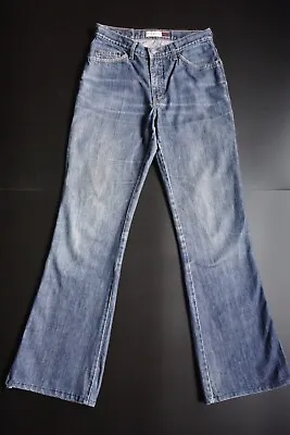 £15 • Buy Womens True Vintage H.I.S. HIS Bootcut Jeans Y2K 38 M 12 Indigo Chick Mom Medium