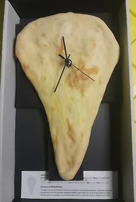 RARE Art Naaaan Time Melting Wall Clock By Yukiko Morita Real Working Naan Bread • $129.99