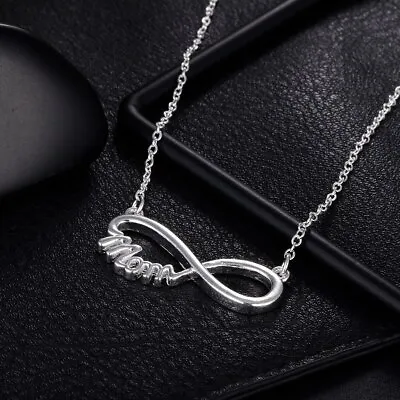925 Sterling Silver Necklace Elegant MOM For Women Mother's Christmas Gifts • £2.26