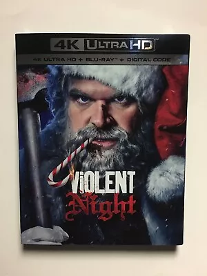 Violent Night (4K UHD Blu-ray/Blu-ray Digital) NEW W/slipcover • $23