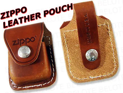 Zippo Leather Pouch W/ Belt Loop BRN  LPLB ACCESSORIES • $12.78