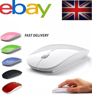 £3.45 • Buy 2.4GHz Wireless Cordless Mouse Mice Optical Scroll For PC Laptop Computer + USB