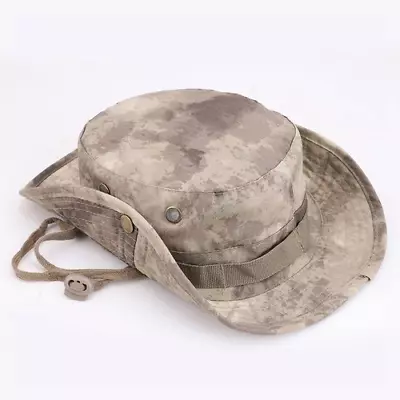 Camouflage Tactical Hat Military Army Bucket Caps Outdoor Fishing Hunting Hats • $25.12