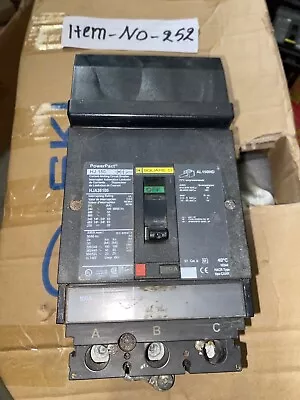 Square D HJA36100 100 Amp 600 Vac 3 Pole Circuit Breaker • $299