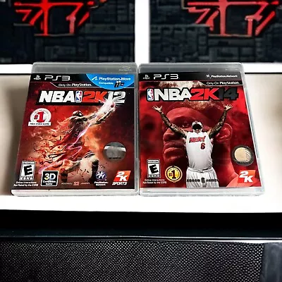 PS3 NBA 2k14 & Baseball 2K12 For PlayStation 3 Lot Of 2 W/ Manuals • $9.50