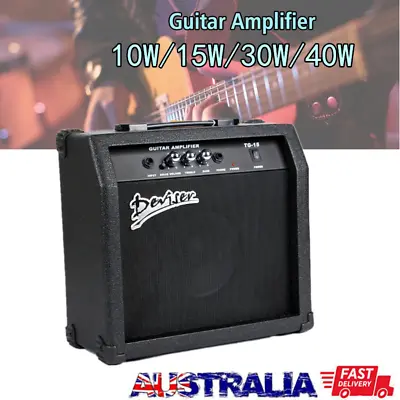 $70 • Buy Portable Electric Guitar Amp Mini Amplifier Speaker Black Color 10W 15W 30W 40W 