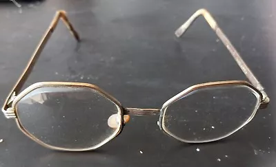 Vintage 1/20 12k Gold Filled RAYBERT Hexagon Glasses • $10