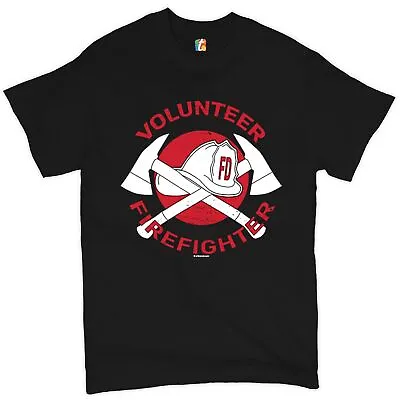 Volunteer Firefighter T-shirt First Responder Fire And Rescue Men's Tee • $18.95