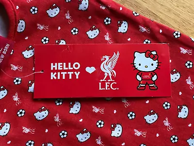 NEW Liverpool Football Club LFC Hello Kitty Sleepsuit Romper Newborn Red • $44.95