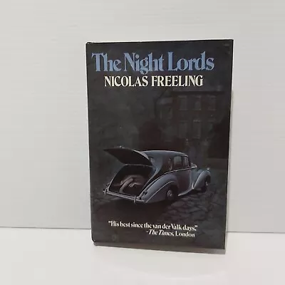 Nicolas Freeling - The Night Lords - Crime Thriller Hardcover • $10.95