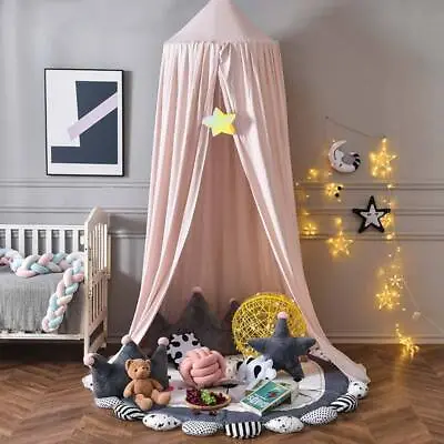 Girl Baby Kids Mosquito Net Canopy Bedcover Dome Tent  Curtain Bedding Bed Decor • £30.98