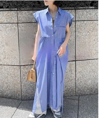 $55 • Buy Nwt_zara Woman Ss23 Striped Poplin Midi Dress 2749/374_size S-xl
