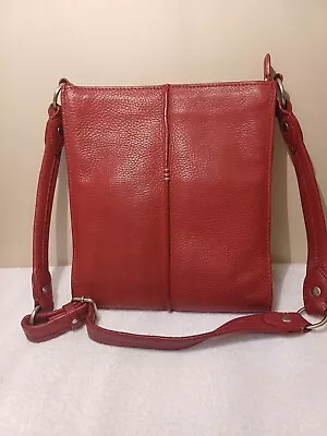ELLINGTON Red Leather Crossbody Purse Bag Women • $70