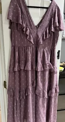  Dress Purple US Size 18 ASOS Open Back Design • $14