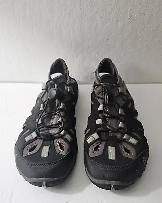 Merrell Black Wild Dove J65239 Men's Size 10 Unifly Vibram Hiking Sandal • $40