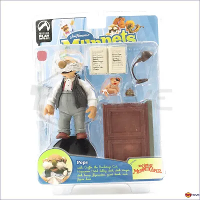 The Muppet Show - Pops Backstage Doorman With Gaffer The Cat By Palisades Toys • $174.99