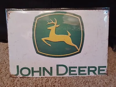 John Deere Metal Sign New SEALED Has Vintage Look.  • $13.90