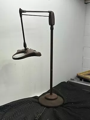 Dazor Articulating Floor Lamp Vintage Magnifying Drafting M-210-a Floating • $250