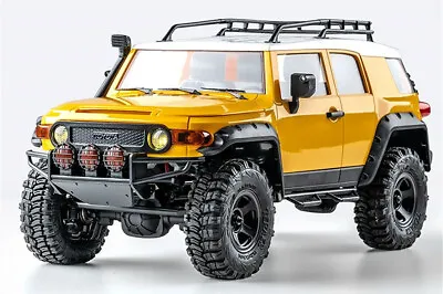 FMS 1:18 Toyota FJ Cruiser Scalar RTR RC Car Crawler Truck - Yellow • £195.17