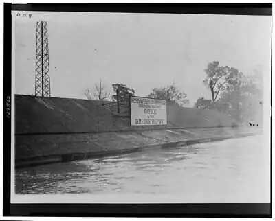 Photo:U.S. Dredge Depot Marine Ways Shed1927 Flood • $9.99