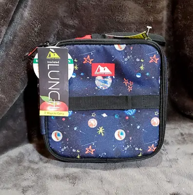 Arctic Zone Insulated Kids Fabric Lunch Bag Stars Planets Ice Pack Bottle + • $18.95