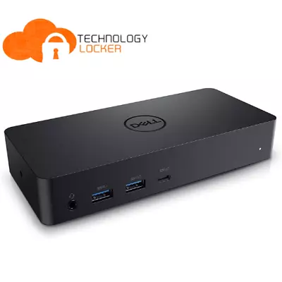 Dell D6000 Universal Docking Station Thunderbolt USB C HDMI DP + Adapter • $80