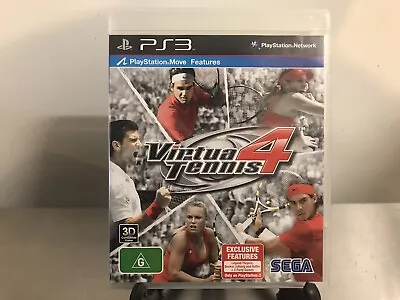 $12 • Buy Virtua Tennis 4 (PS3, 2011) - Blu-ray - Complete - Tested
