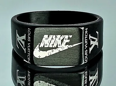 Rare Black Louis Vuitton X Nike Collaboration Ring - Size 8 • $149.99