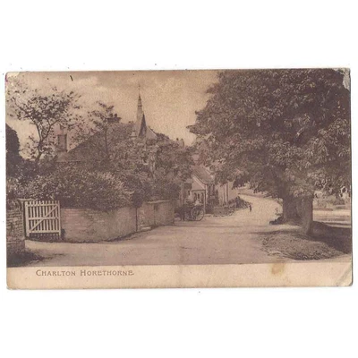 CHARLTON HORETHORNE View In Village Somerset Postcard By Pridham Postally Used • £6.99