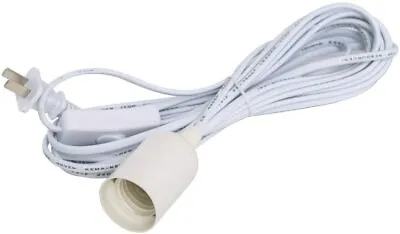 $7.99 • Buy 16ft 360W Extension Hanging Lantern Pendant Light Lamp Cord Cable E26/E27 Socket