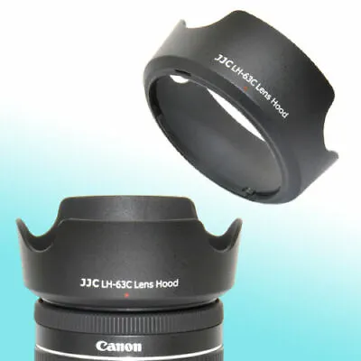 EW-63C Lens Hood Shade Canon EF-S 18-55mm F/3.5-5.6 F/4-5.6 IS STM 58mm Thread • £10.99