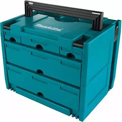 Makita P-84349 MAKPAC 5 Drawer Interlocking Case W/ Pressure Locking Mechanism • $189