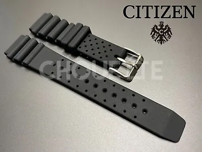Citizen Promaster 20mm Black Rubber Watch Strap NY0040-09E NY0081-10L With PINS • $90.57