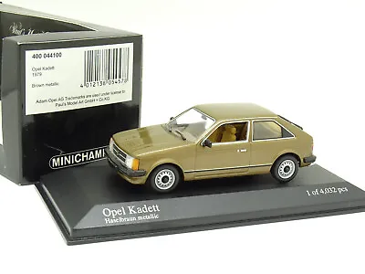 MINICHAMPS 1/43 - Opel Kadett D 1979 Brown • £59.42