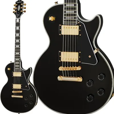 Epiphone Inspired By Gibson Les Paul Custom Ebony Electric Guitar From JAPAN • $799.99