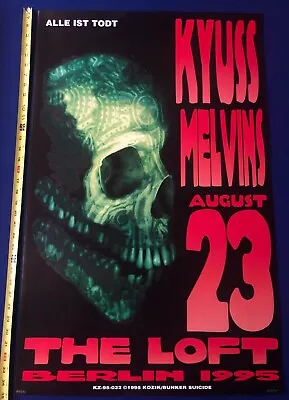 Kozik 95 Kyuss Melvins S/N Print Poster Rare QOTSA Danzig Coop SKULL Clutch PUNK • $179