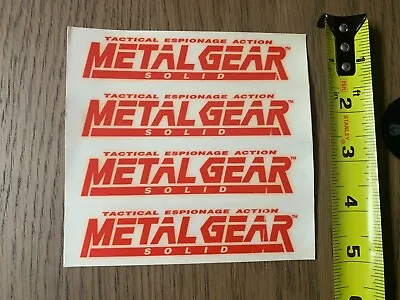 SONY Playstion Promo - METAL GEAR SOLID Sticker Sheet - PSX Promotional • $149