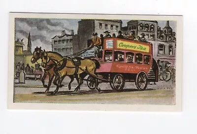 Tea Transport Trade Card 1961. London General Omnibus Company. Horse Drawn Bus • £4.38