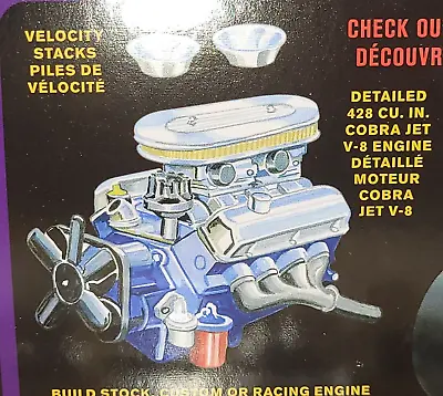 Cobra Jet Engine 428 C.i. V-8 Engine Build Stockcustomracing 1969 Ford Torino • $9.95