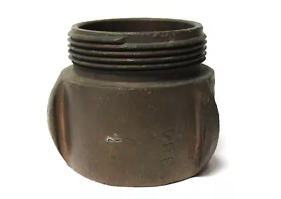 Vintage Brass Fire Hose Coupling - Firefighting • $8.95