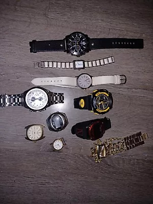 Joblot Watches 10 Watches Some Work Some Untested.               • £0.99