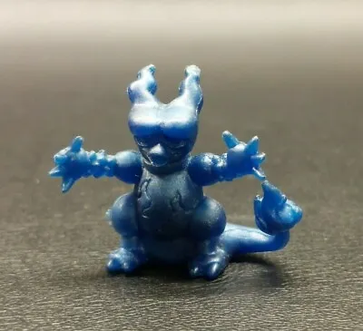 Vintage Pokemon Keshi Pencil Topper Mini Figure Metallic Blue Magmar • $9.99