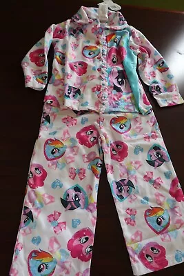 NEW My Little Pony Girls Multi Color Long Sleeve 2 Piece Pajama Set Size 2T • $14.90