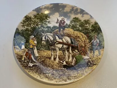 Vintage Wedgwood Collectors Plate Haymaking John L Chapman Life On The Farm • £4