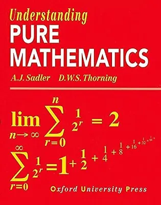 Understanding Pure Mathematics By Thorning D. W. S. Paperback Book The Cheap • £5.49