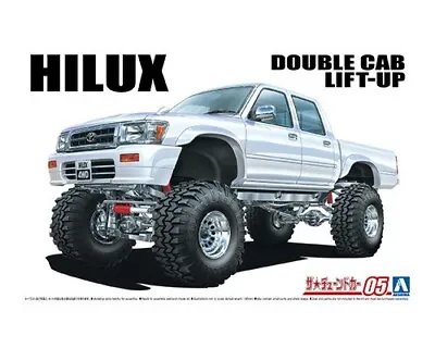 1/24 1994 Toyota Hilux Double Cab Lift-Up 4WD Pickup Truck • $38.47