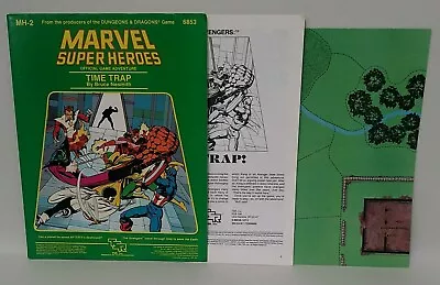 Marvel Super Heroes (1984) MH-2 Time Trap Official Game Adventure 6853 TSR • $14.99