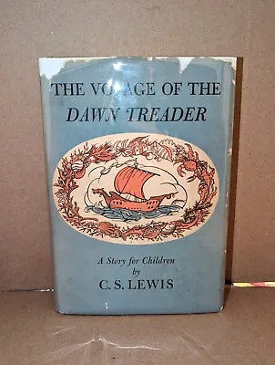 VOYAGE OF THE DAWN TREADER  C. S. Lewis 1952 1st US Ed HC/DJ Free S/H Narnia • $350