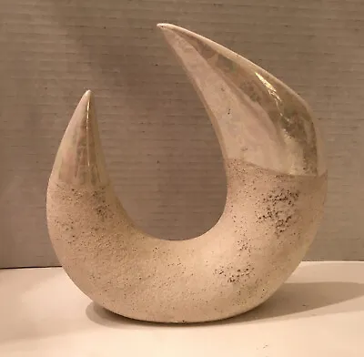 Pacifica Ca Curved Crescent Moon Vase Voth 1990 • $199.99